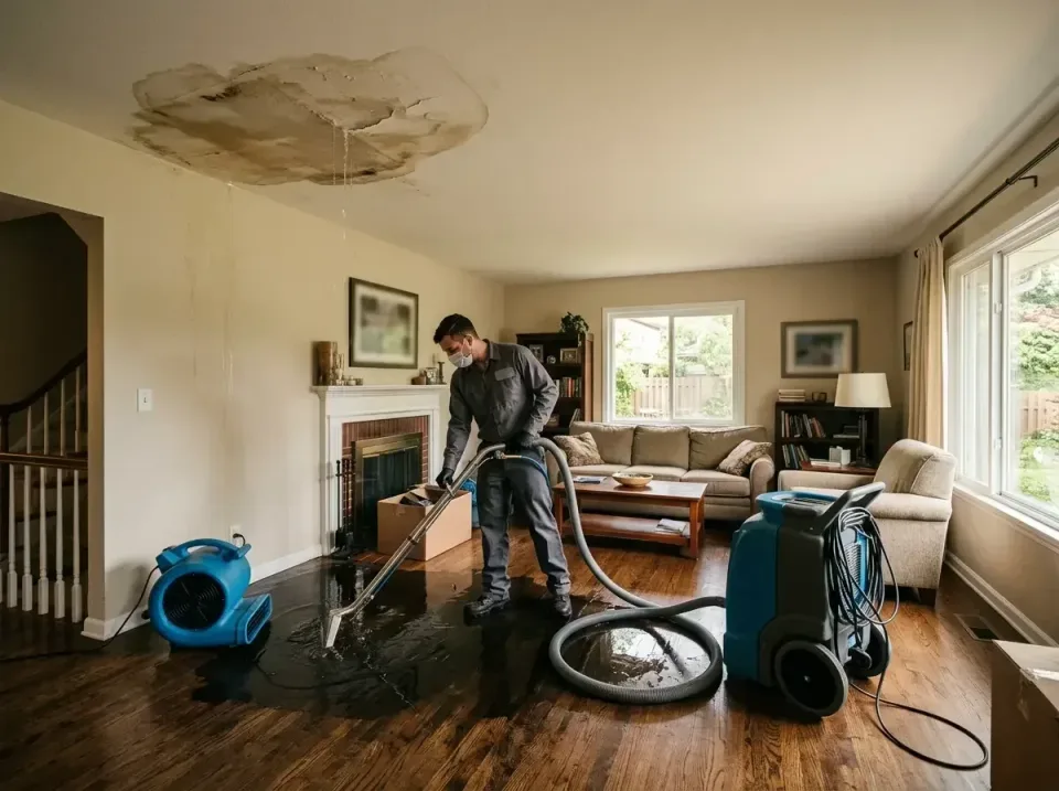 attic-pipe-burst-ceiling-drip-008 — frequently asked questions, Water Damage Restoration & Carpet Care in Stillwater, MN